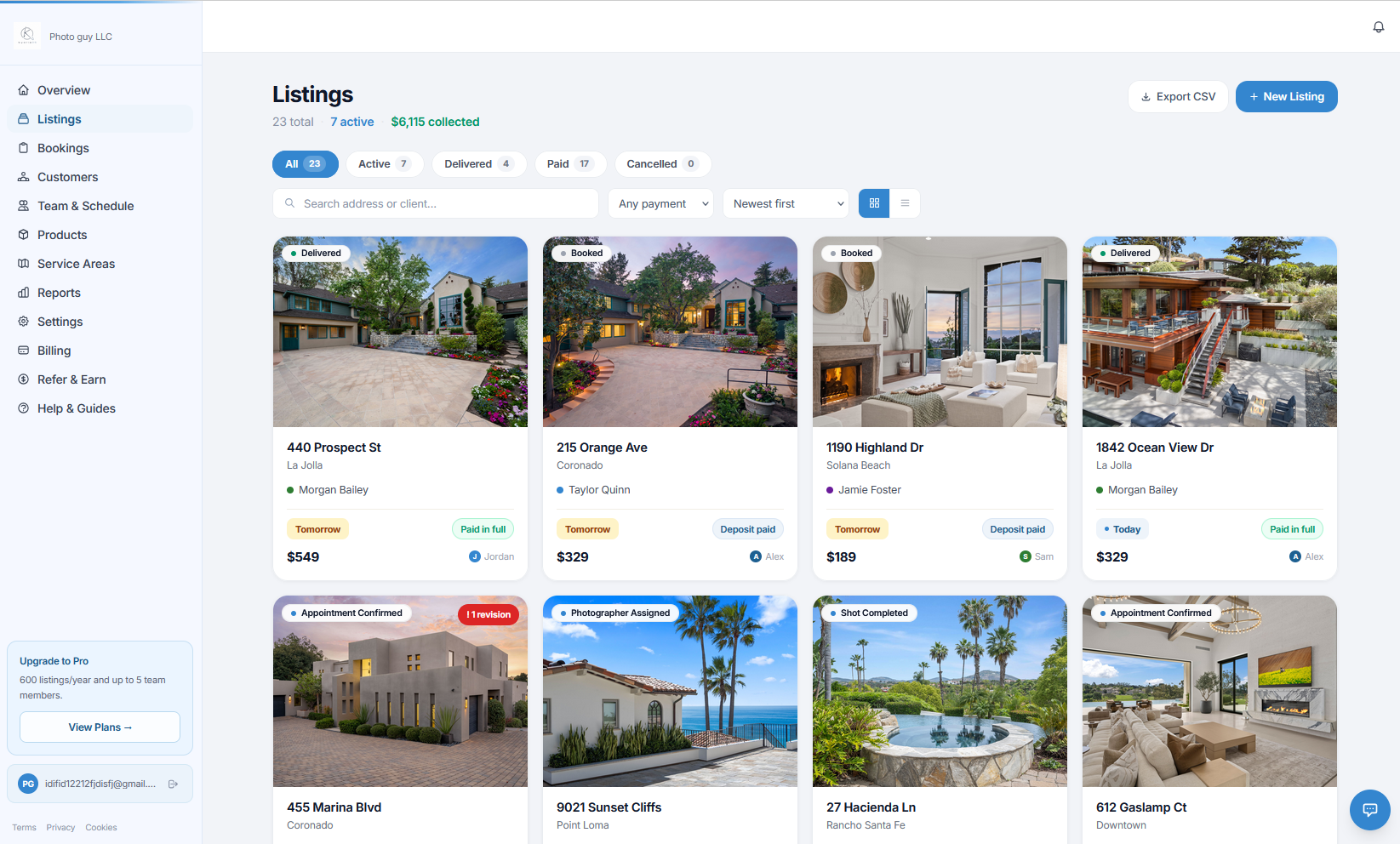 Listings